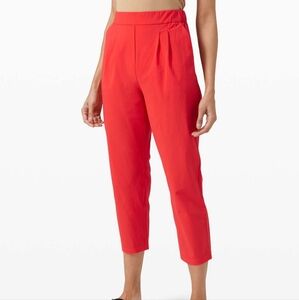 Lululemon Your True Trouser High Rise Crop Carnation Pants NWT